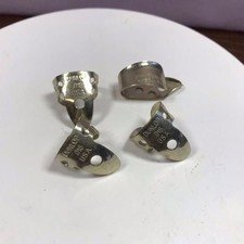 Jim Dunlop 94530 Steel Thumb Pick Vintage Banjo Guitar Made in USA Finger Lot 4 picture