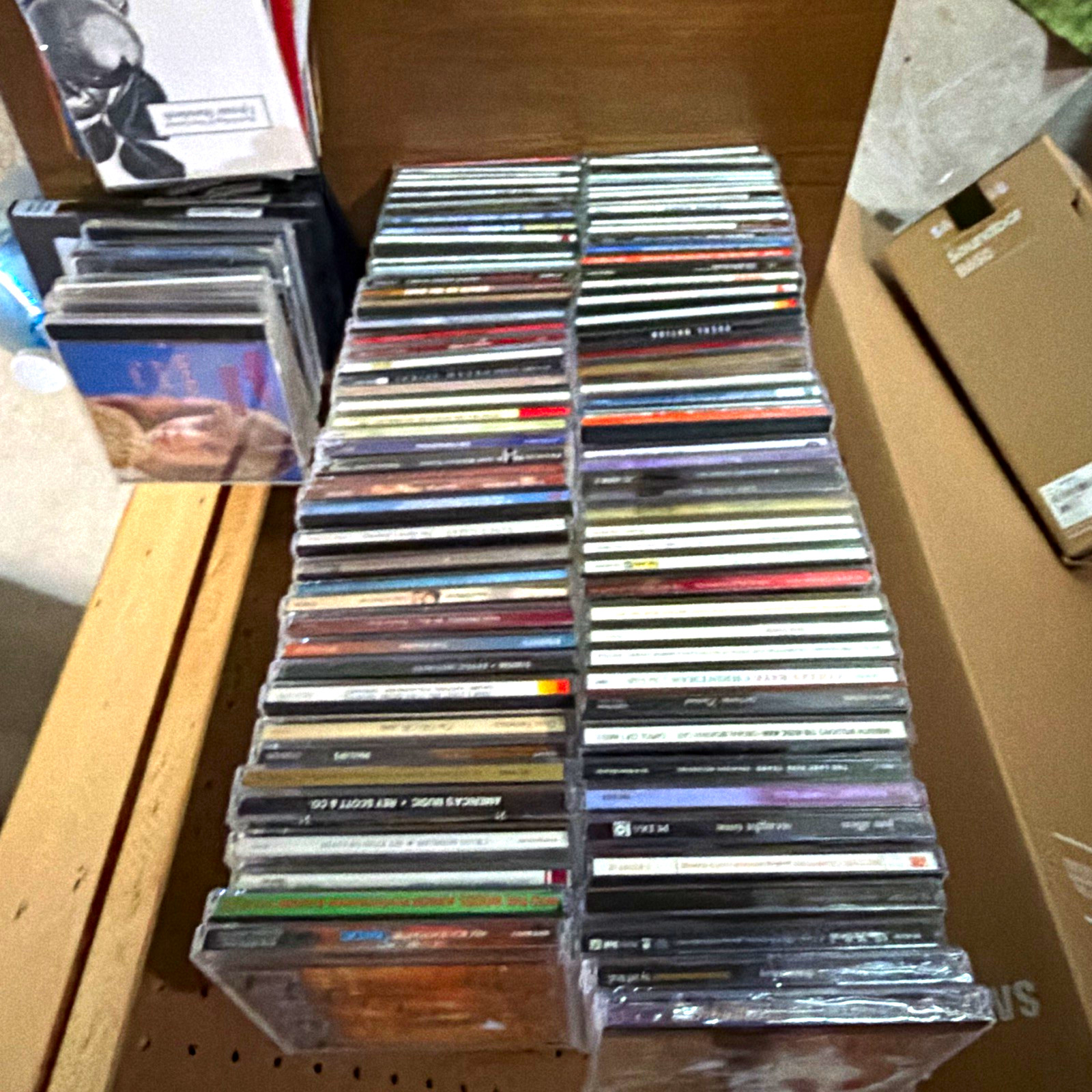 Large CD Disc Lot 100+ Starting bid .20 cents A CD Adam Lambert, Best Buy Album