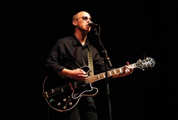 Singer guitarist Freedy Johnston performing on January25 2003 in M- Old Photo 1