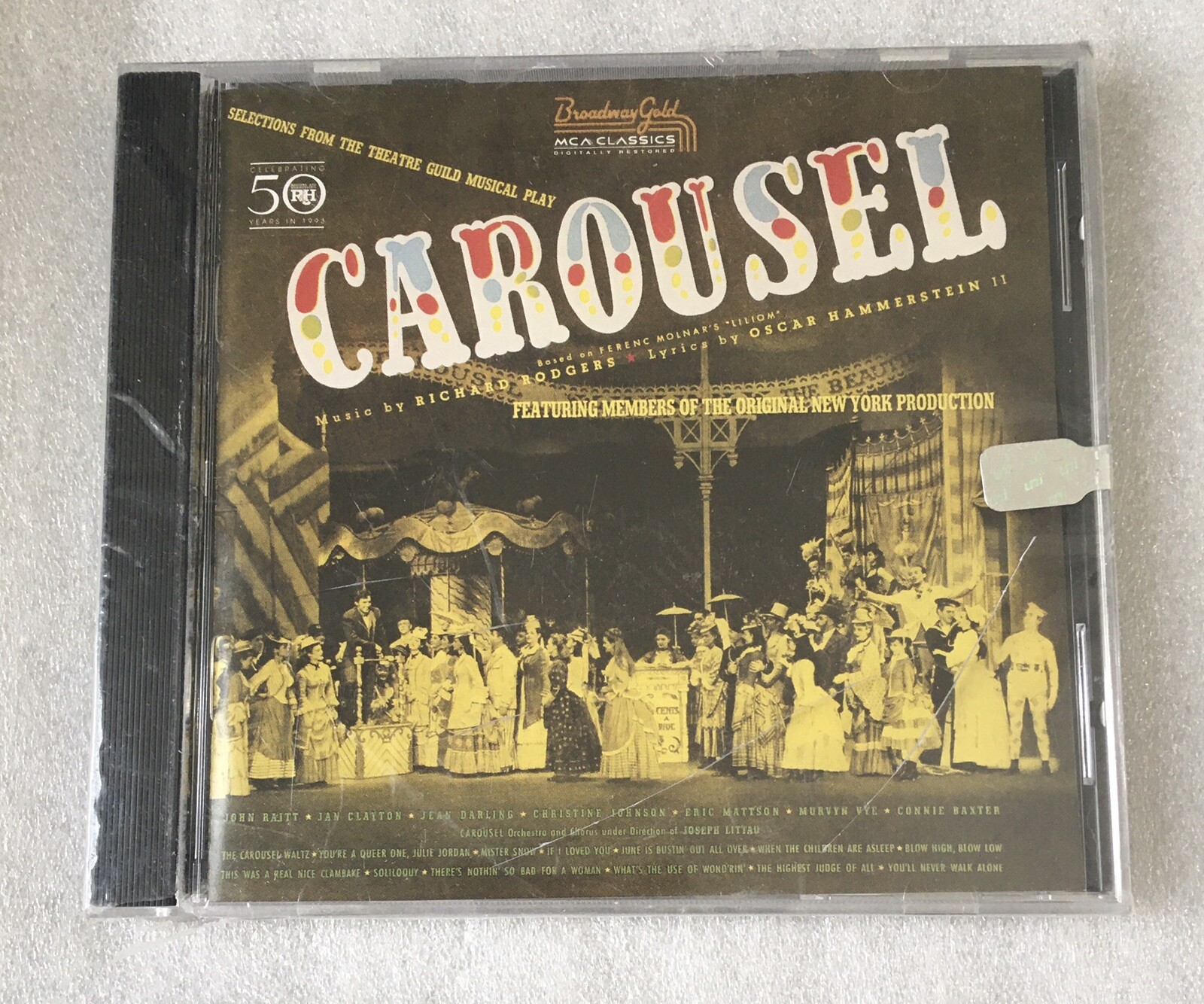 Carousel Original Cast Recording CD NEW SEALED (MCA, 1993)