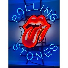 Rolling Stones Music With HD ViVid Printing Neon Sign 20