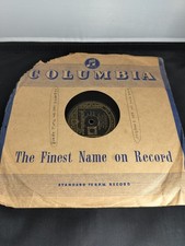 Vintage Gramophone Record BROKEN - Vintage Gramophone Paper-Sleeve  picture