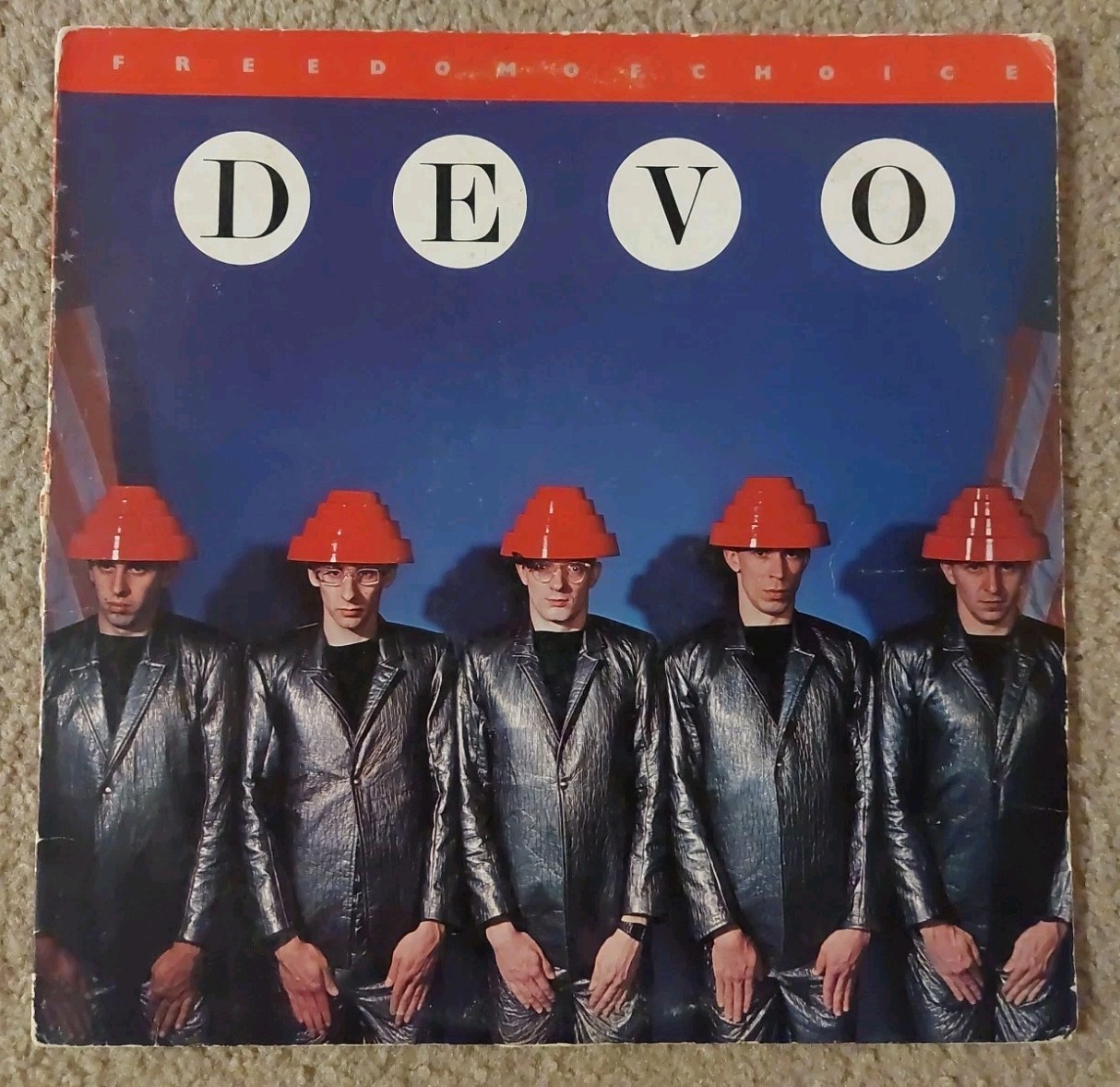 Devo: Freedom Of Choice 1980 Warner Bros Records Vinyl LP + OIS G+/VG New Wave 