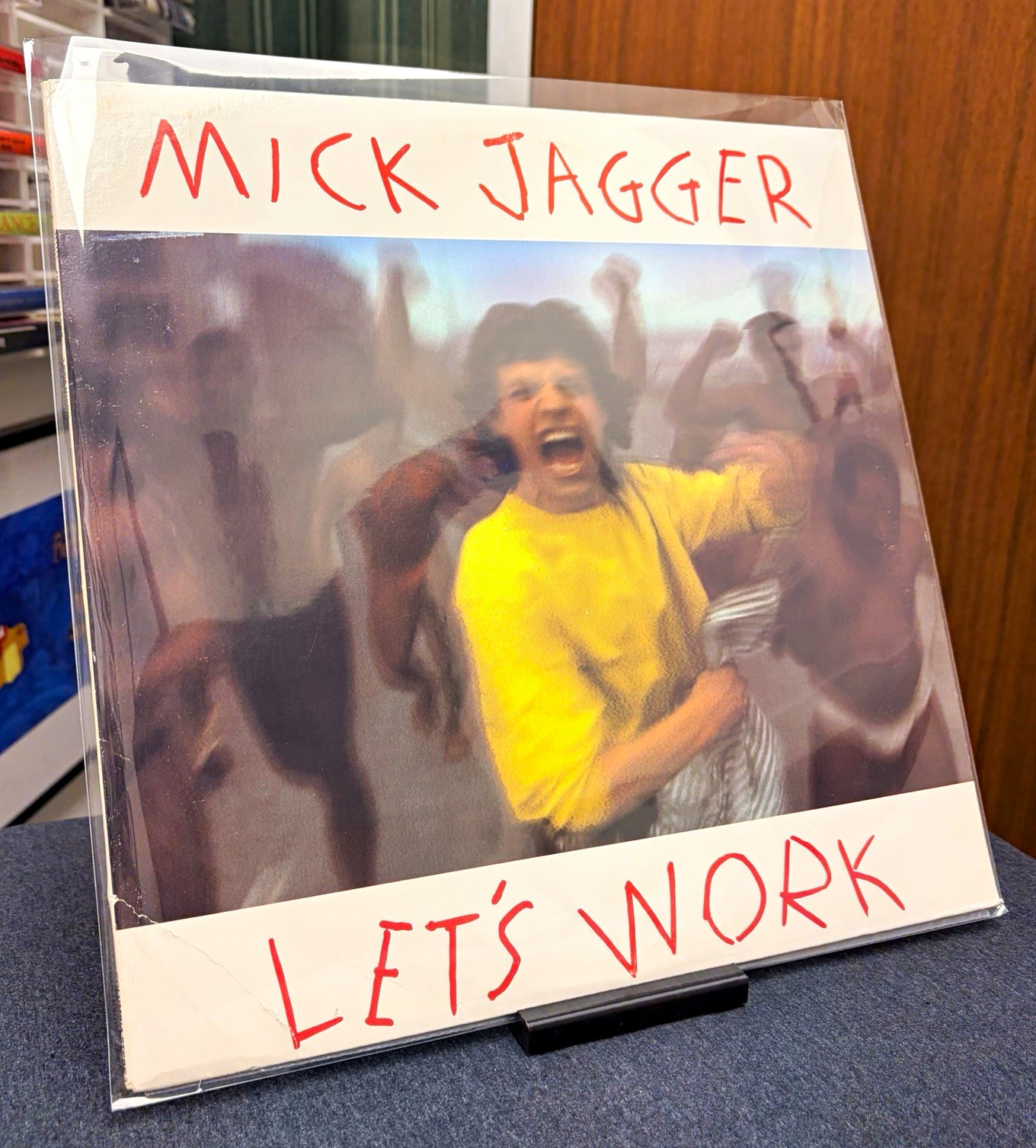 Mick Jagger “Let’s Work” 12” Single PROMO PRESSING 1987 Released