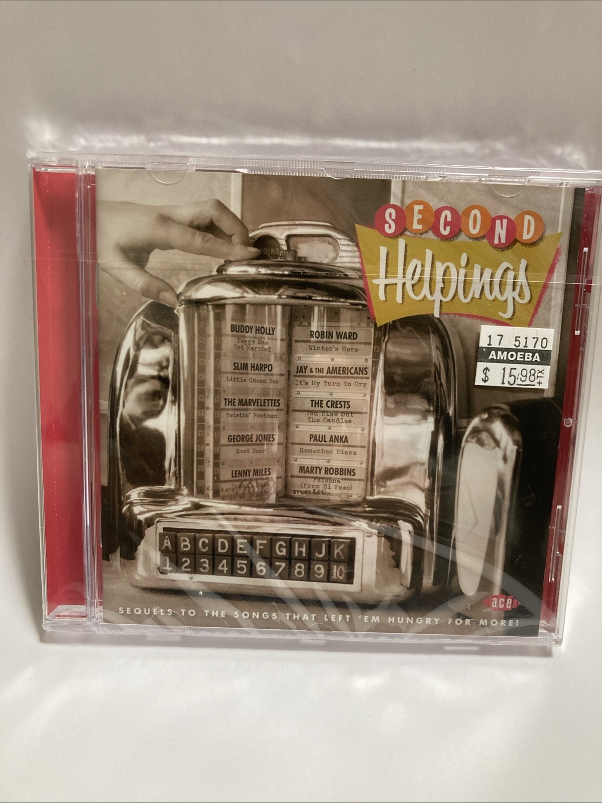 Various Artists Second Helpings Ace Records Compilation CD Sequel Songs NEW SEAL