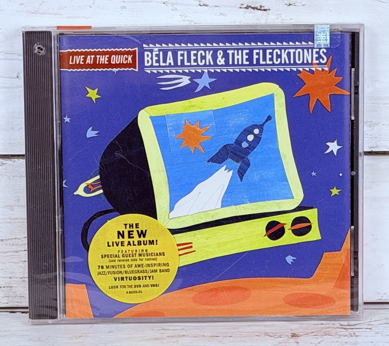 Bela Fleck and the Flecktones (CD, 2002) Live at the Quick NEW SEALED