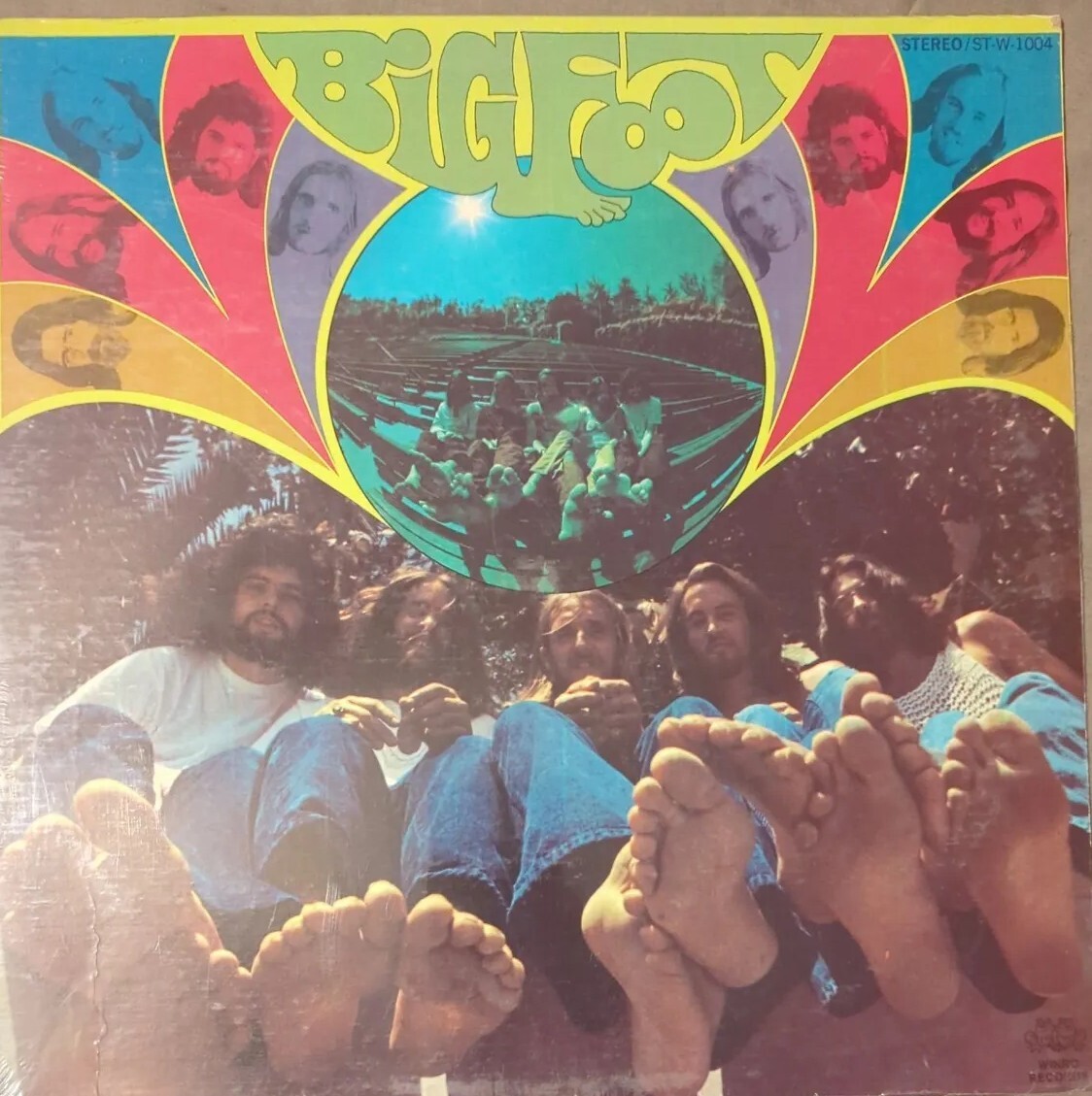 Bigfoot self-titled Vinyl Record Album LP Winro 1968 hippie rock Big Foot SEALED
