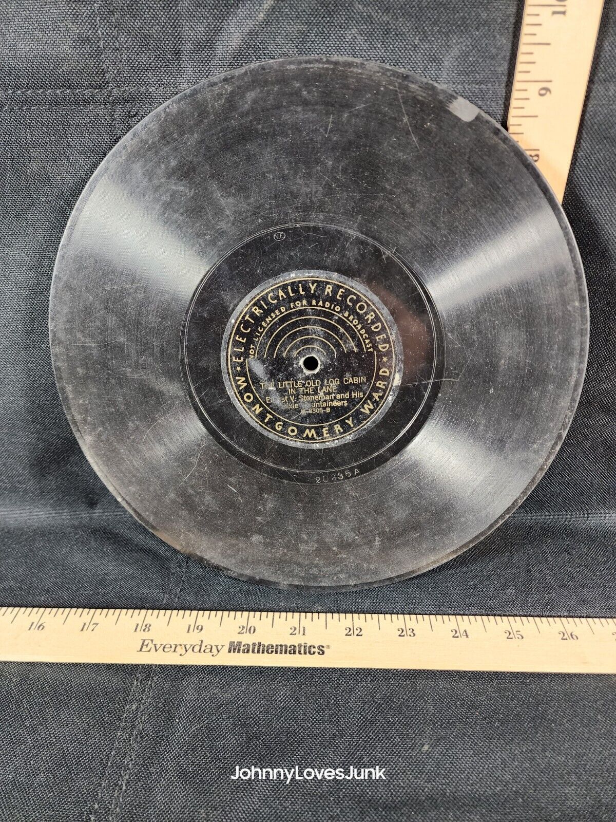 Vintage Montgomery Ward Records 10in 78 Record Billings/Robinson/ Stonemar Mix 