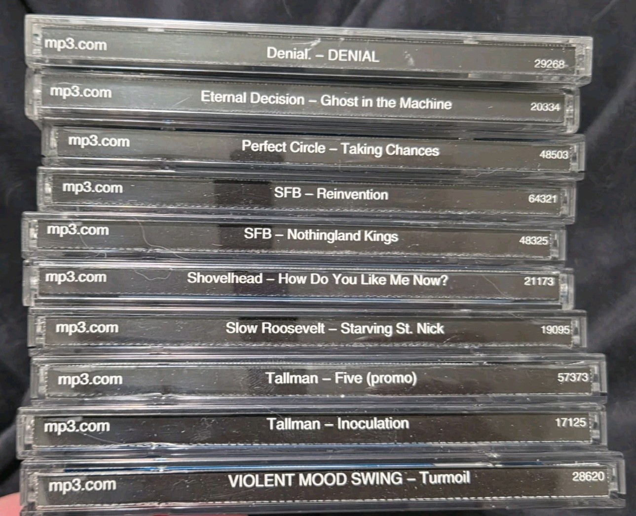 Lot of 10 RARE VTG  MP3 com D.A.M CDs - Nu Metal/Alt Rock/Industrial-1998-2002 