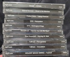 Lot of 10 RARE VTG MP3 com D.A.M CDs - Nu Metal/Alt Rock/Industrial-1998-2002 picture