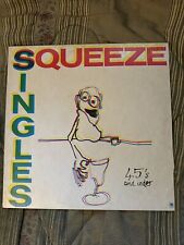 SQUEEZE LP Singles 45s and under 1982 A+M Vinyl Record picture