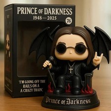 Ozzy Osbourne Figure, Thank You Ozzy Final Show Figurine, Desk New Decor picture