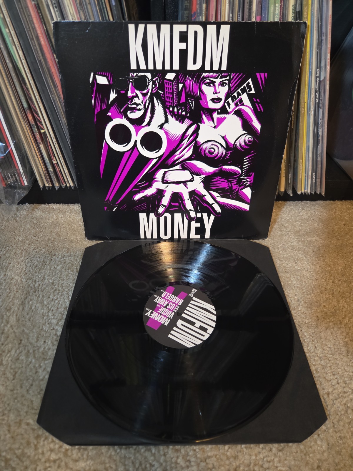 Kmfdm Money Lp Vinyl OG 1992 1st UK Press VG+/EX Wax GRAIL