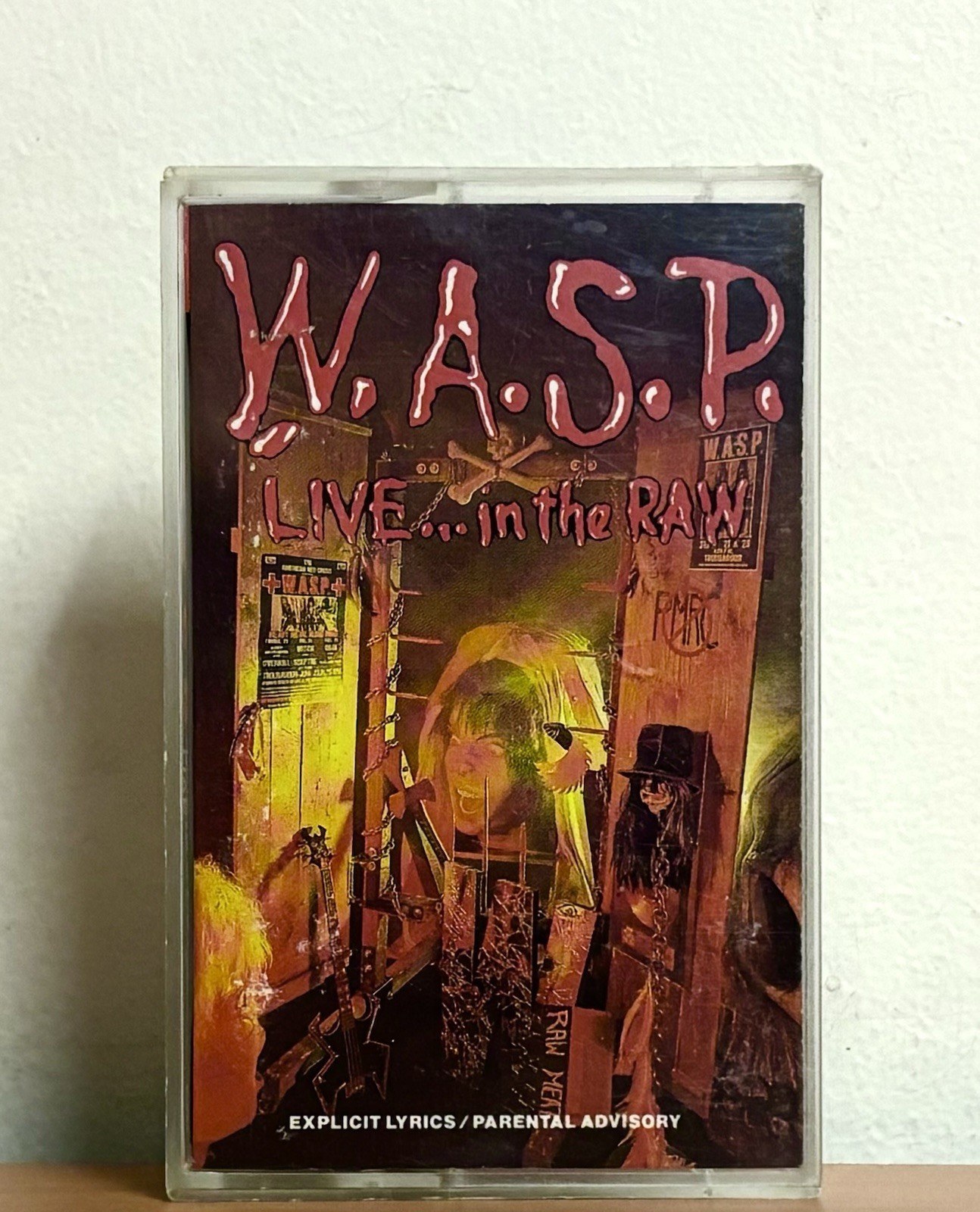 Cassette Tape  WASP.....  Live In The Raw 1987 W.A.S.P. Capitol Records