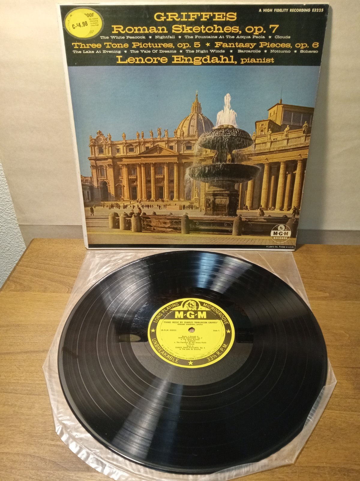 Griffes, Lenore Engdahl - Roman Sketches / Three Tone Pictures / Fantasy Pieces