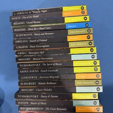THE CLASSIC COMPOSERS CD CLASSICAL MUSIC BACH MOZART CHOPIN HANDEL LOT OF 17 picture
