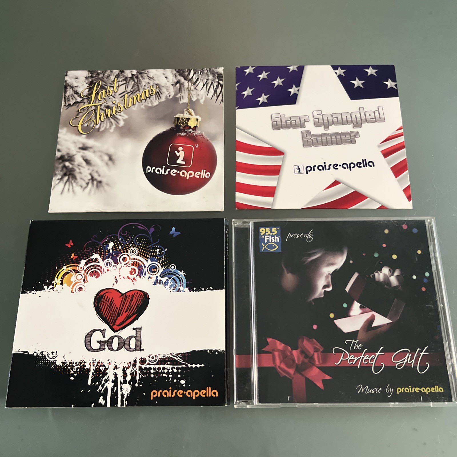 Praise Apella 4 💿 LOT: Love God, Perfect Gift, Star Spangled Banner, 🎄| OH