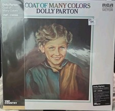 Dolly Parton Coat Of Many Colors Lp Rainbow Splatter Vinyl VMP Press SEALED/NEW picture