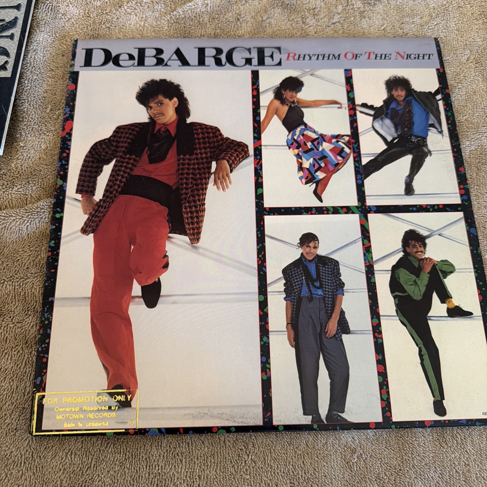 Debarge “Rhythm Of The Night” Lp Vinyl Promo