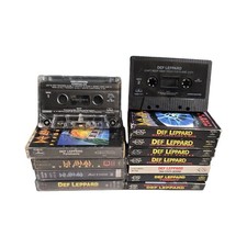 Def Leopard 13 Cassette Tape Lot Rock Hair Metal Hysteria Pyromania And More picture
