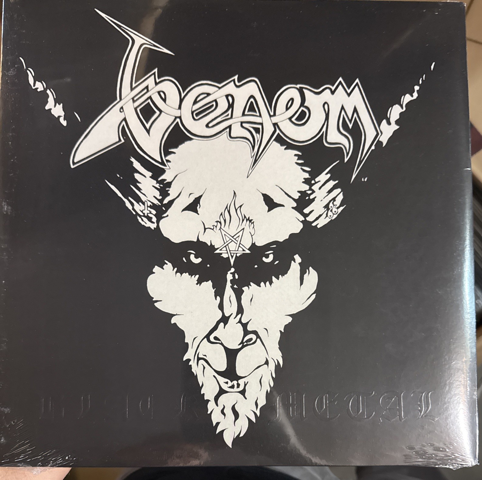 Venom Black Metal -Black Vinyl Record LP  Sealed Incl Poster & Booklet