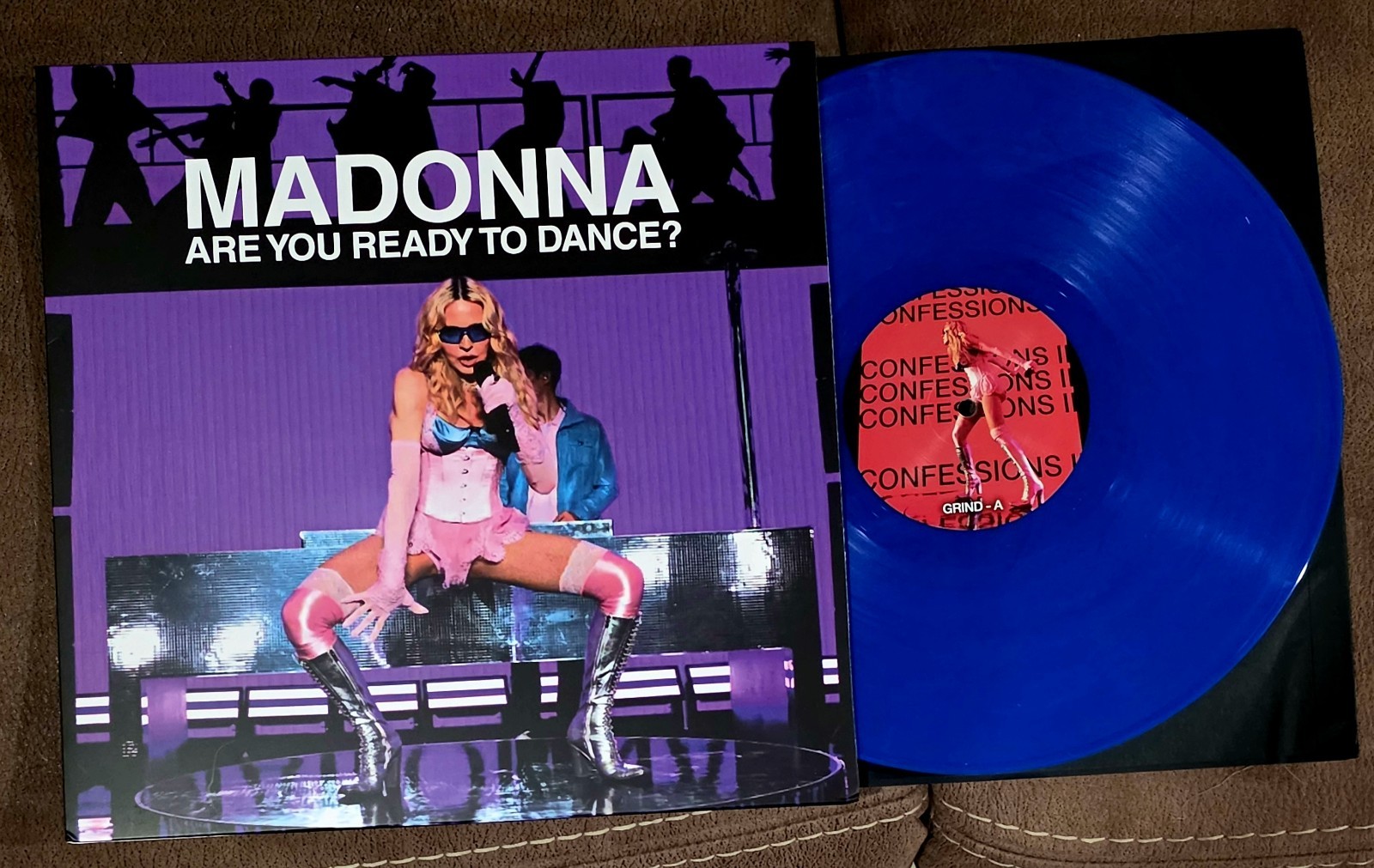 Ultra Rare New  Madonna - Confessions ll Live in NYC Blue Colored Vinyl lp 