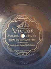 Bennie Moten Kansas City Or GET LOW DOWN BLUES 78 rpm Jazz Victor 21693 picture