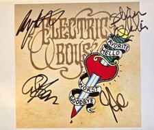 Electric Boys Signed presentation A4 on glossy print by Band Members picture
