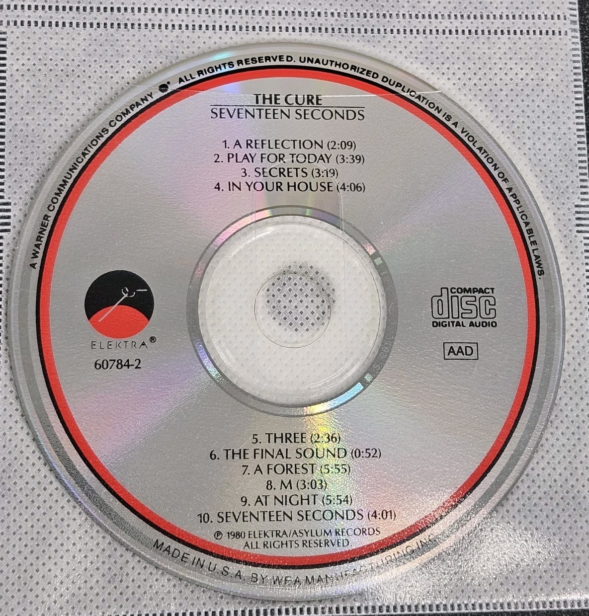 Seventeen Seconds by The Cure (CD, 1980)