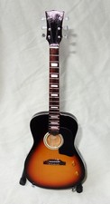 Beatles Miniature Guitar Gibson J-160E Style 25cm Collectable with Stand picture