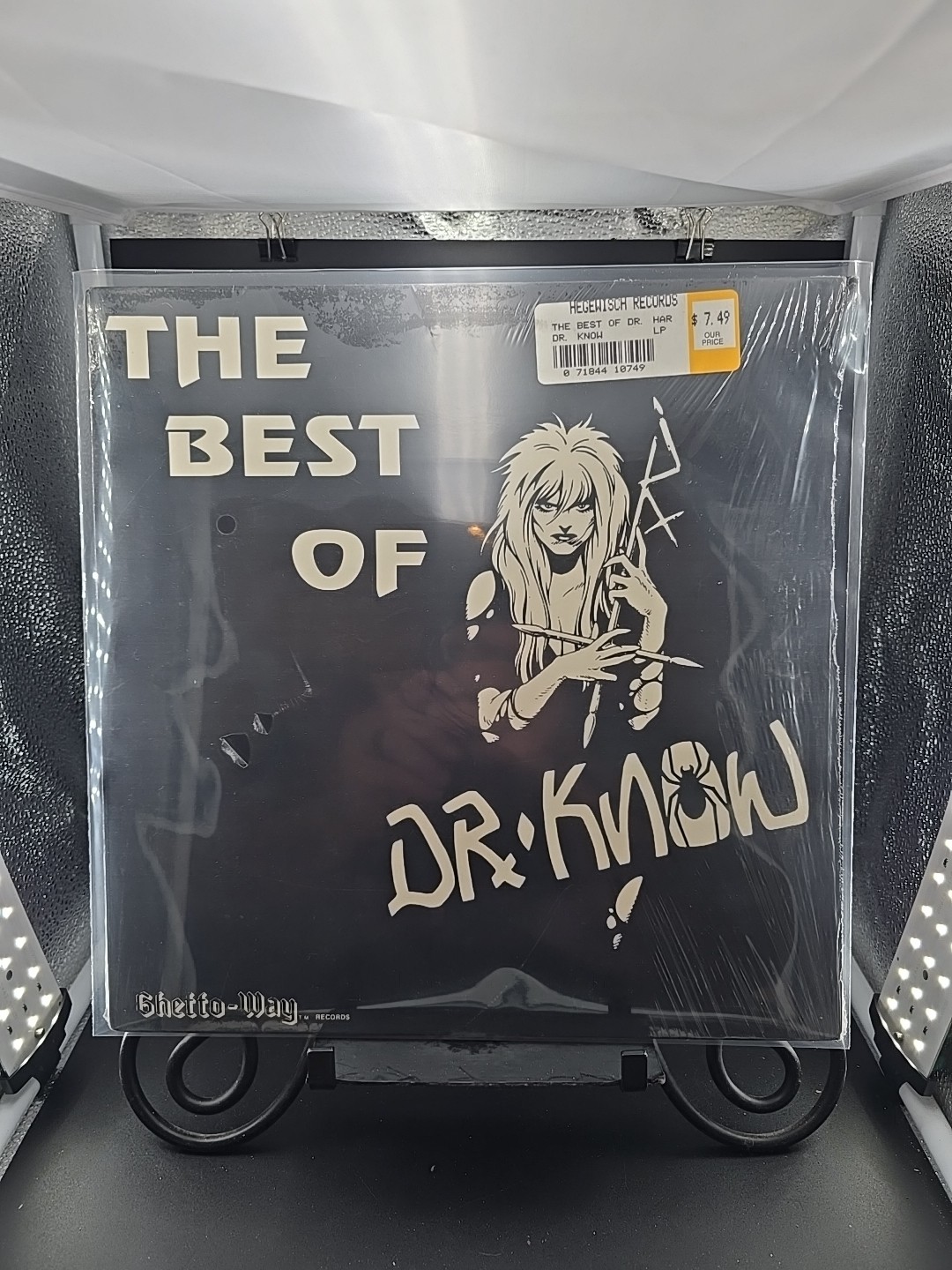 RARE Dr Know The Best Of OG  1986 LP Ghetto-Way Records Compilation NEAR MINT