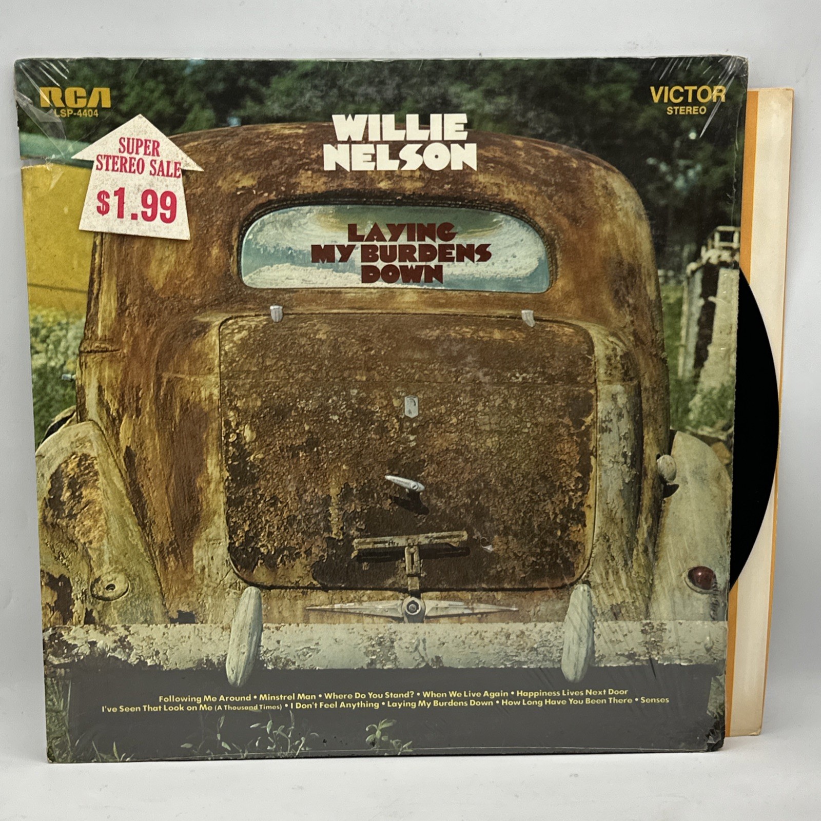 Willie Nelson - Laying My Burdens Down - 1970 US 1st Press (EX) Ultrasonic Clean