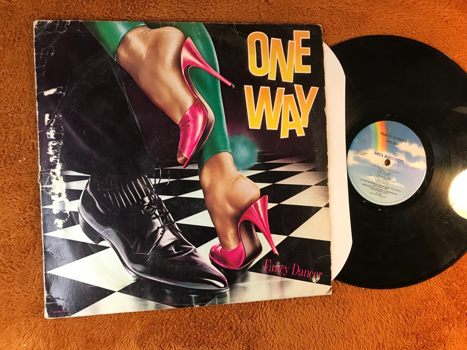 One Way Fancy Dancer Vintage Vinyl LP 1981 MCA Record MCA-5247 soul funk boogie