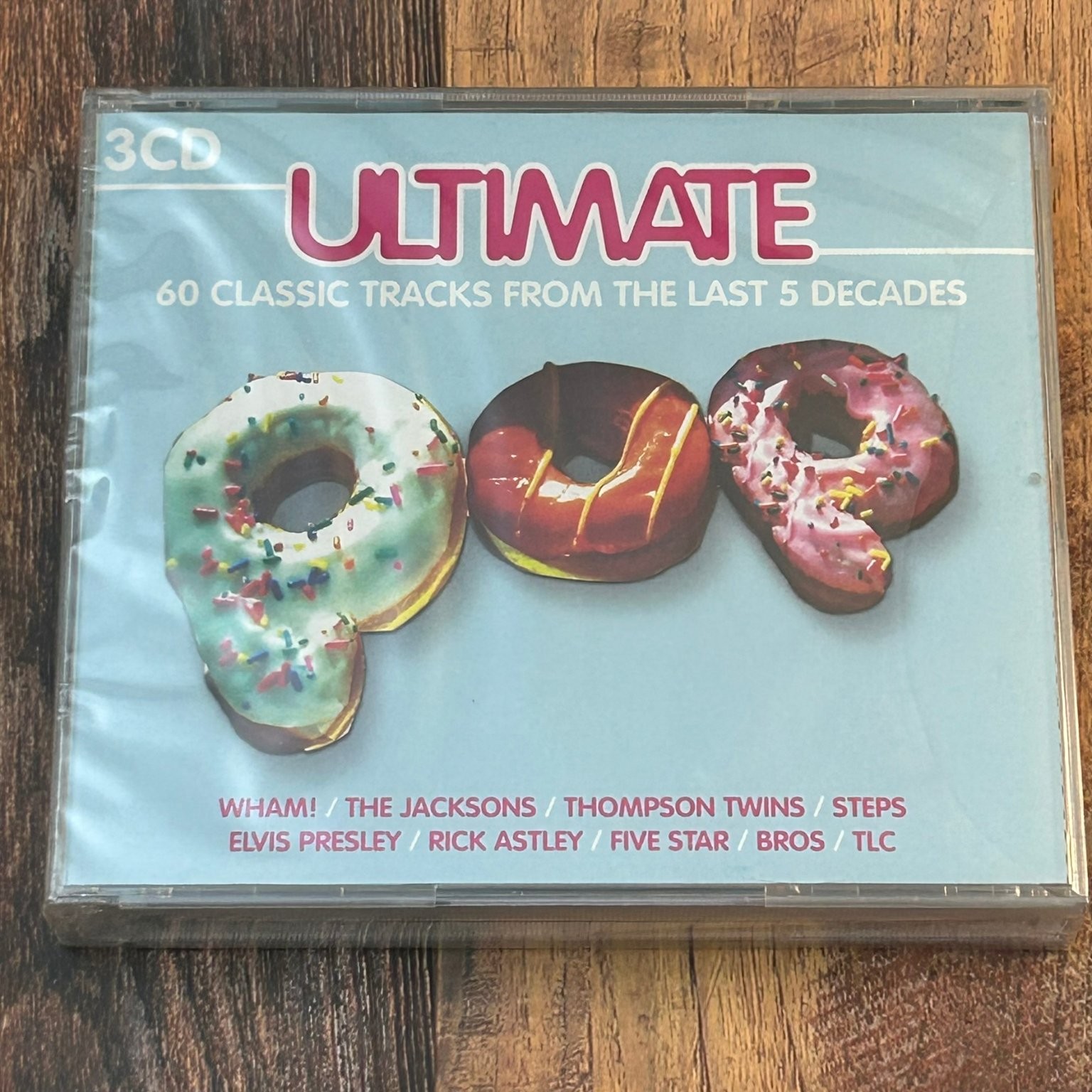 Ultimate Pop 60 Classic Tracks CD 3-disc Pop Soul Disco 80s 90s 00s Compilation
