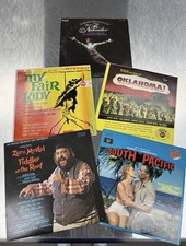 VTG Broadway & Musical Albums- Okla, S. Pacific, Fiddler, Fair Lady, Nut Cracker picture