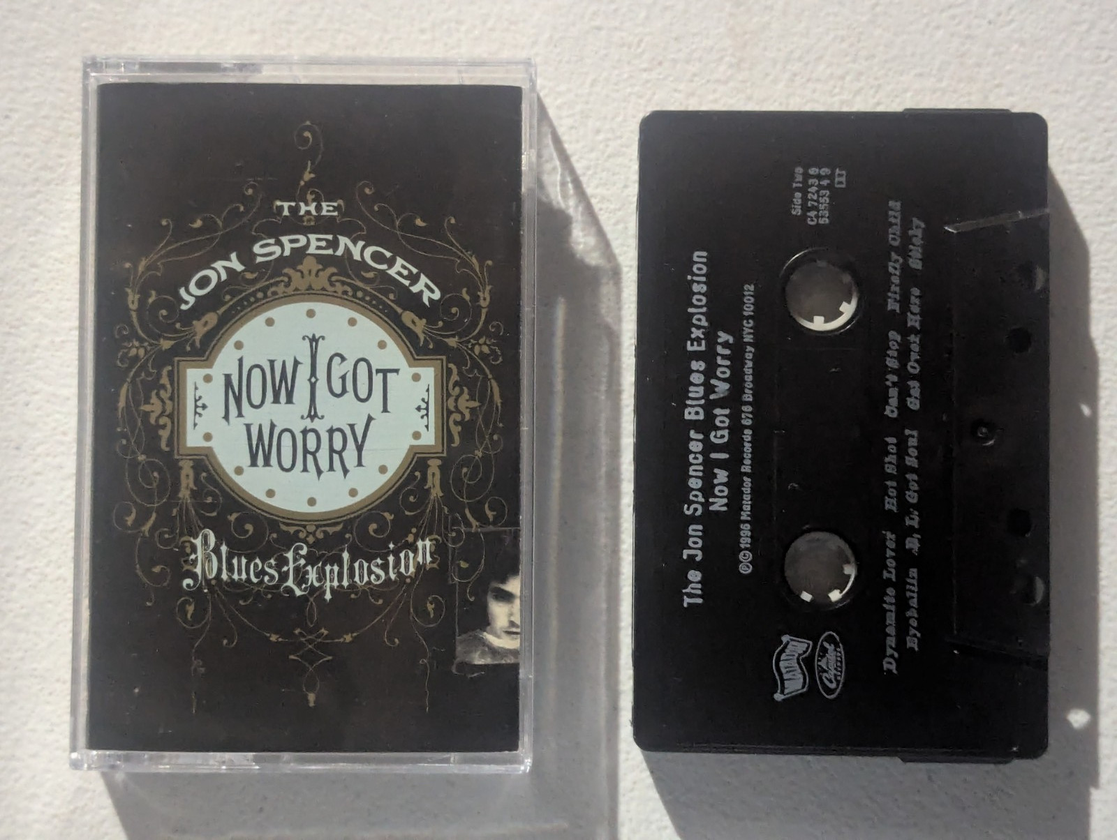 THE JON SPENCER BLUES EXPLOSION Now I Got Worry 1996 Cassette Tape Morphine