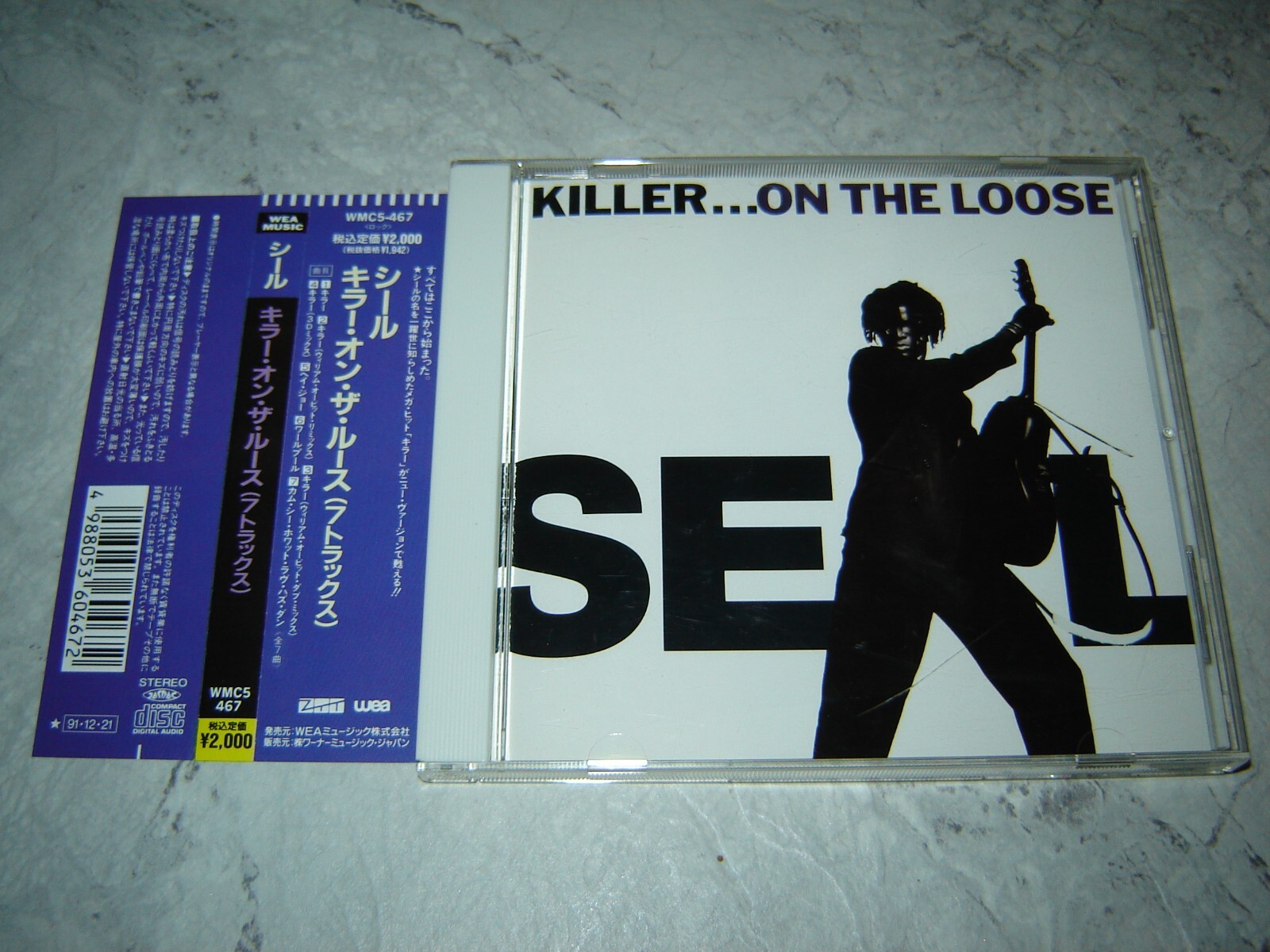 SEAL - Killer...On the Loose RARE Japan Release w/ OBI 1991 WMC5-467 WEA NO UPC