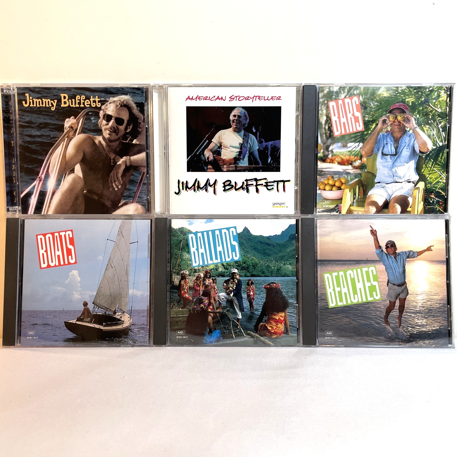 6 JIMMY BUFFETT ALBUMS (CD Lot) Rock Folk Country