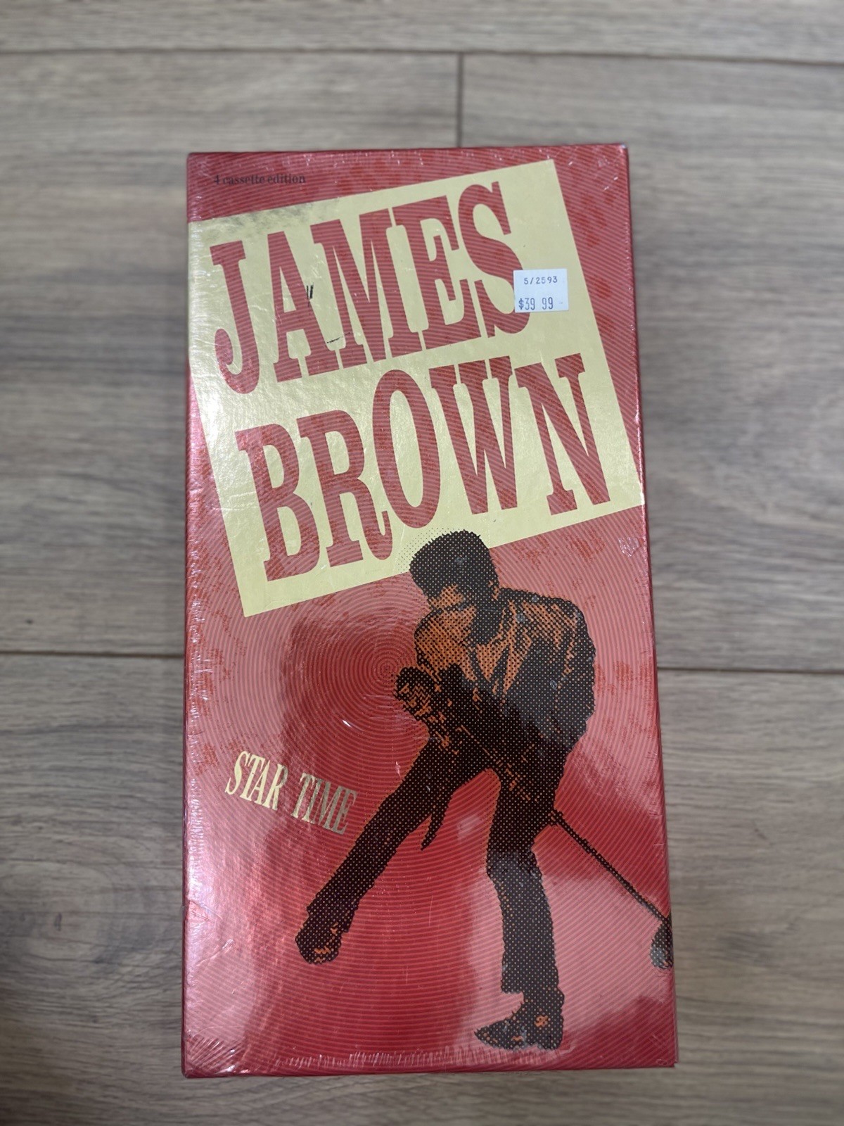 James Brown Star Time 4 Cassette Box Set Factory Sealed Vintage