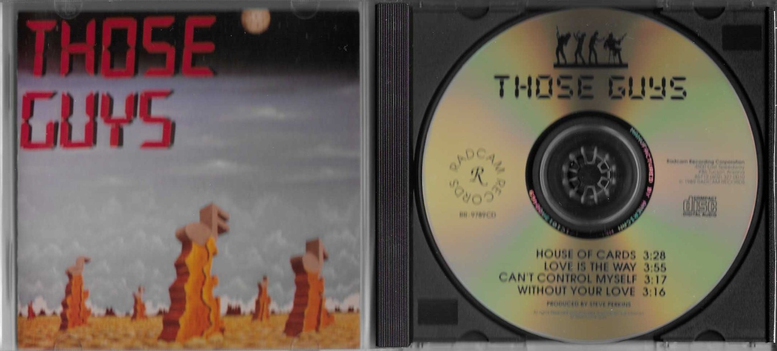THOSE GUYS (SELF-TITLED) Mega Rare 1989 Hi-Tech AOR Rock CD EP - 4 Trax