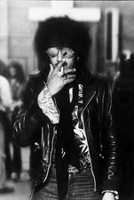 Irish Bassist Singer Phil Lynott Of Rock Group Thin Lizzy 24Th Nov- Old Photo 1 picture