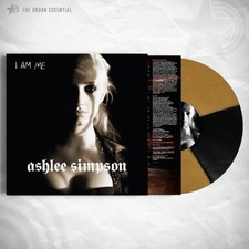 ASHLEE SIMPSON - I AM ME 20th ANNIV Gold/Black Split Vinyl Bonus Track PRESALE picture