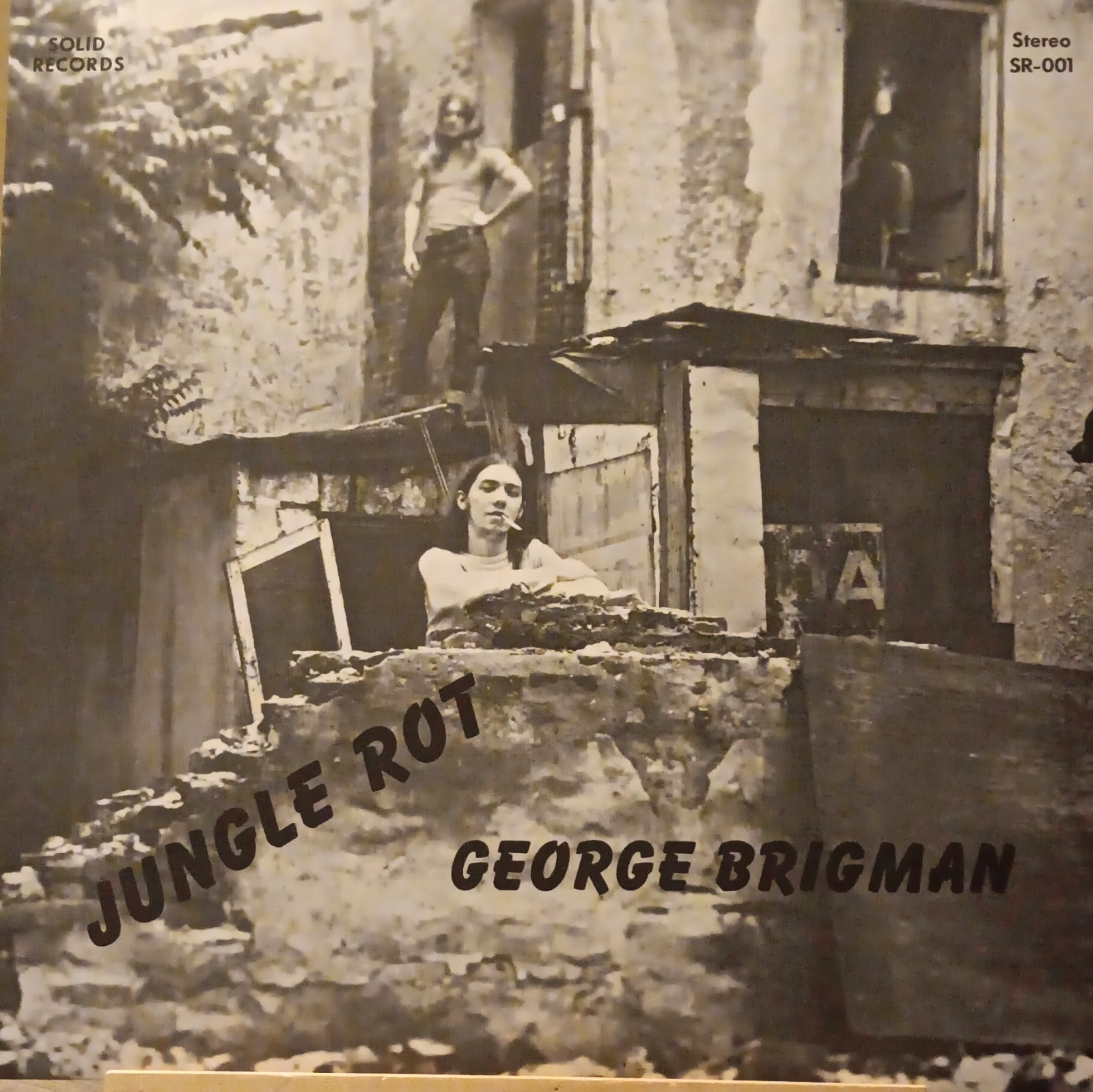 George Brigman Jungle Rot Splatter LP 2025 Noble Records Hard Psychedelic /500