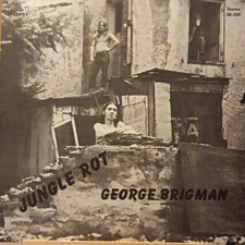 George Brigman Jungle Rot Splatter LP 2025 Noble Records Hard Psychedelic /500 picture