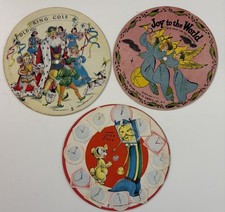 Vintage 1948 VOCO Record Guild Children’s Picture Records Lot of 3 Story Songs picture