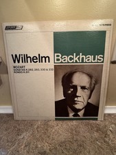 MOZART: Sonatas for Piano WILHELM BACKHAUS London STEREO CS 6534 picture