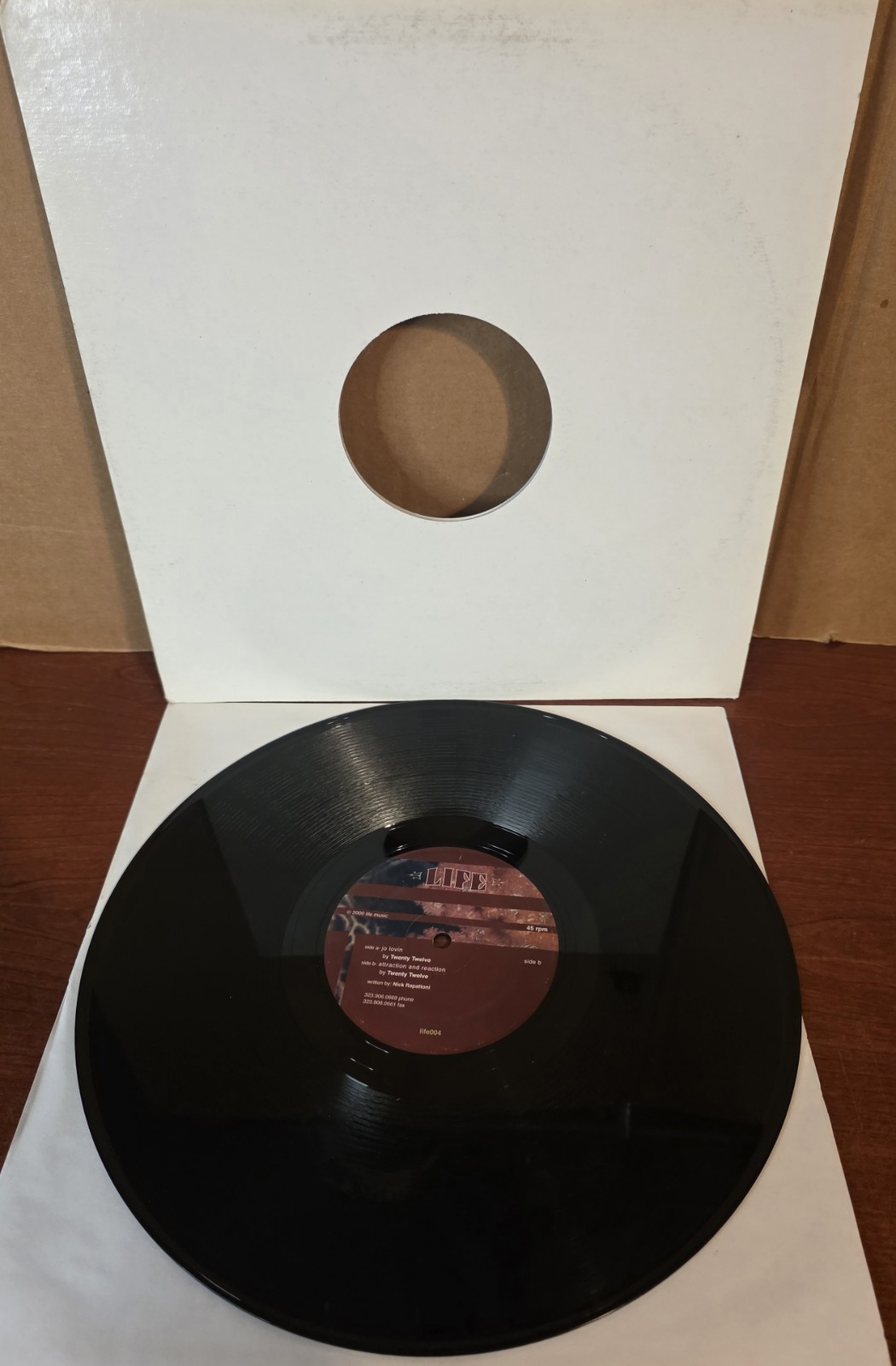 TWENTY TWELVE JO LOVIN Life Music life004 Vinyl 12
