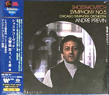 André Previn LSO/CSO NEW 2CD(SACD-Hybrid) Shostakovich Sym 4,5,6/etc Japan OBI picture