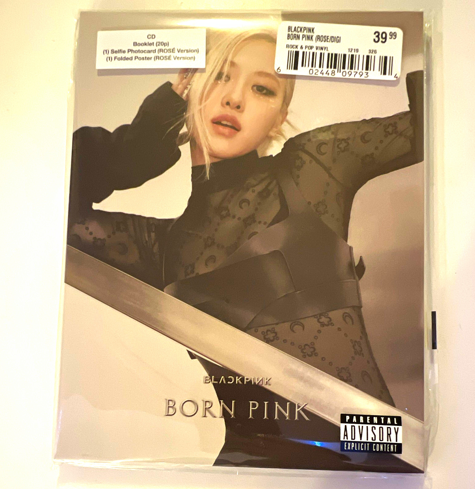 BLACKPINK Born Pink (ROSE Version) CD 2022 YG Import Sealed Explicit New Sealed
