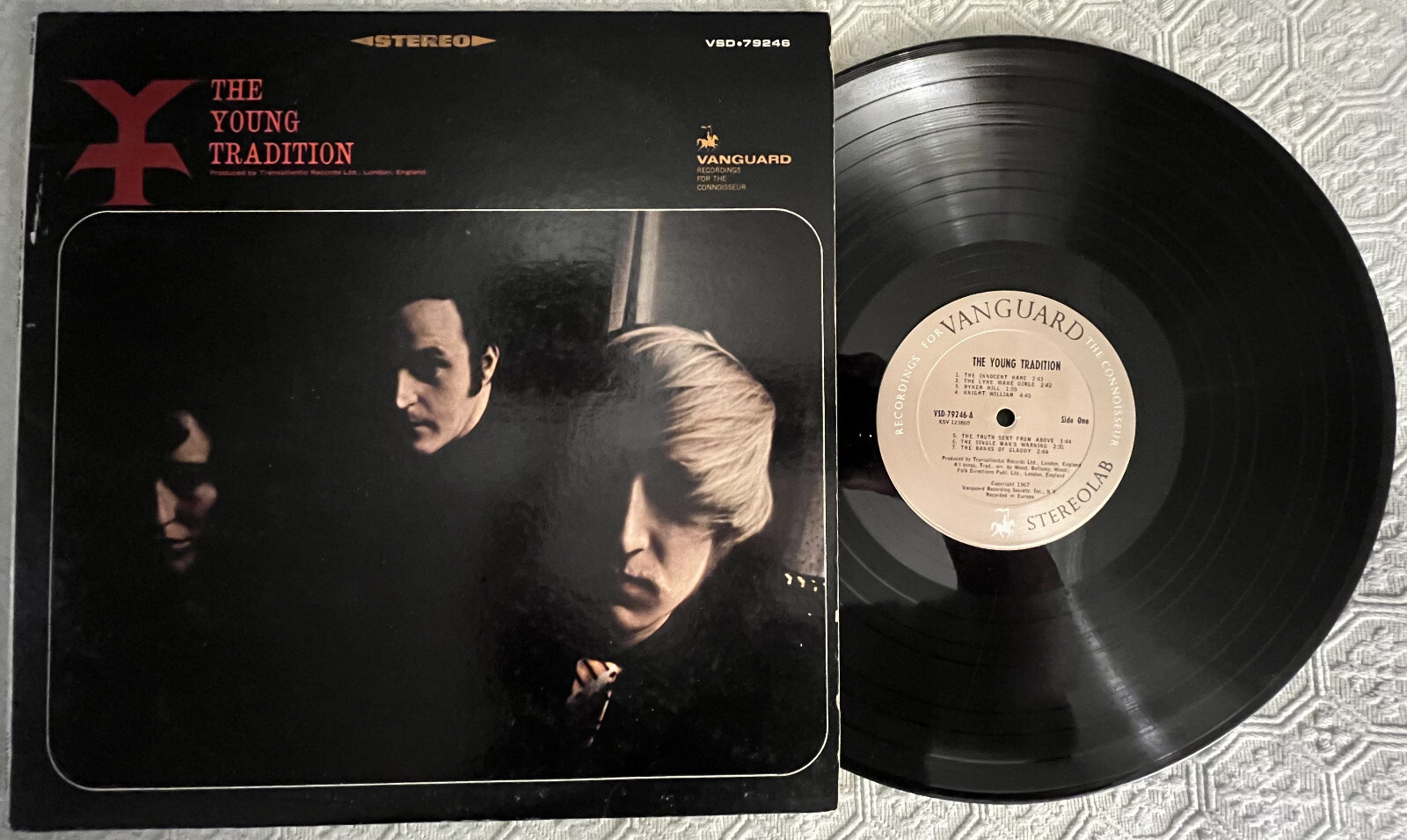 THE YOUNG TRADITION: SELF TITLED VINYL LP 1967 Vanguard VSD-79246 VG+